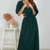Wild Ginger Paulene Dress - Emerald DRESSES 2 Wild Ginger Paulene Dress - Emerald DRESSES