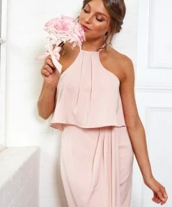 Esther Luxe Peony Dress - Blush DRESSES 23 Esther Luxe Peony Dress - Blush DRESSES