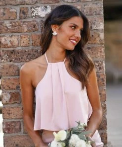 Esther Luxe Peony Dress - Blush DRESSES 17 Esther Luxe Peony Dress - Blush DRESSES