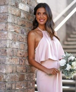 Esther Luxe Peony Dress - Blush DRESSES 18 Esther Luxe Peony Dress - Blush DRESSES