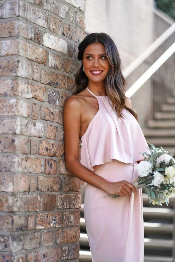 Esther Luxe Peony Dress - Blush DRESSES 7 Esther Luxe Peony Dress - Blush DRESSES