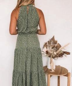 Qtrend Fashion PTY LTD Casual Dresses Tobi Dress - Sage Print