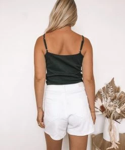 YH & Co (Chloe Yip) Kima Singlet - Black CLOTHING