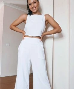 Style Box Lighthouse Pants - White CLOTHING 13 Style Box Lighthouse Pants - White CLOTHING