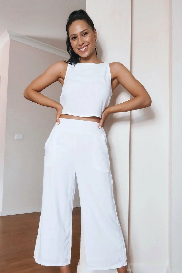 Style Box Lighthouse Pants - White CLOTHING 8 Style Box Lighthouse Pants - White CLOTHING