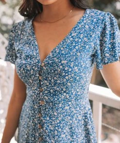 Style Box DRESSES Reece Dress - Blue Print 8 Style Box DRESSES Reece Dress - Blue Print