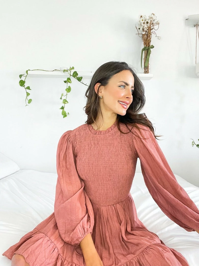 Willo Fashion Sarina Dress - Rose DRESSES 4 Willo Fashion Sarina Dress - Rose DRESSES