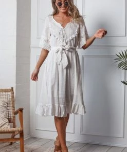 Willo Fashion OLD TEMPLATE Shelly Dress - White