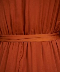 Ebby And I Sienna Dress - Rust