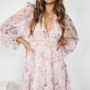 Wild Ginger DRESSES Talullah Dress - Pink Print