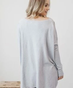 Trendy Gallery Maternity Dresses Tamia Knit - Grey