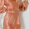 Sassy Hills Fashion Tonneli Dress - Rust