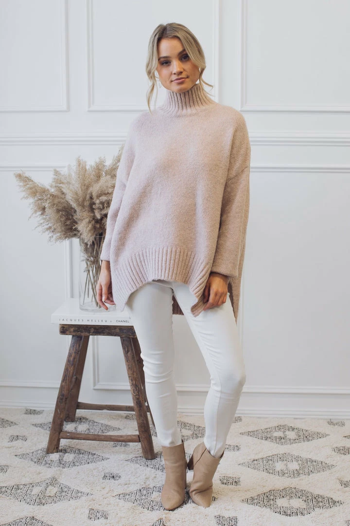 HQ Fashion Jumpers & Sweaters Tay Jumper - Blush 5 HQ Fashion Jumpers & Sweaters Tay Jumper - Blush