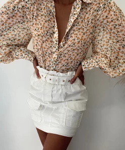 Seven Wonders (PremGroup) Yasmine Shirt - Yellow Floral